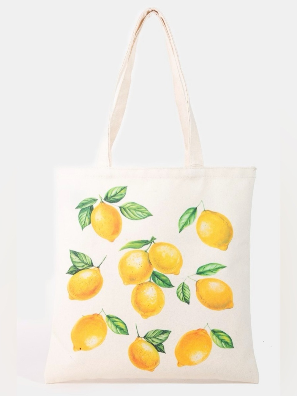Fame Lemon Print Tote Bag